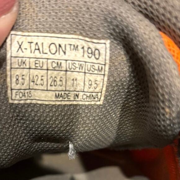 Inov-8 X-Talon 190 Trail Running Shoes Multicolor Size unisex  9.5 - Picture 5 of 5